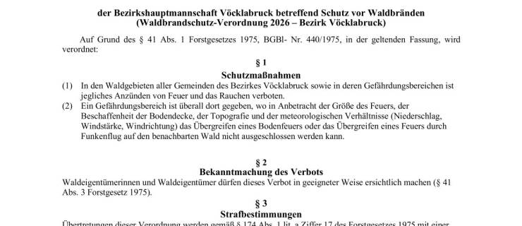 Waldbrandschutzverordnung