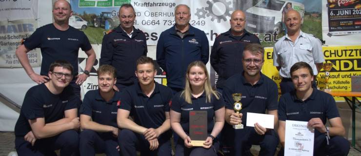 FF Frankenburg am Stockerl beim 12. Rieder Bier-Night-Cup in Bergern