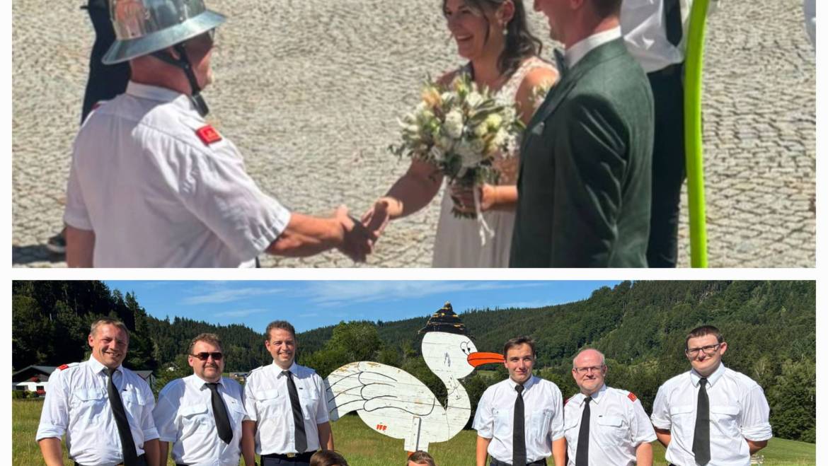 Babyglück und Hochzeit